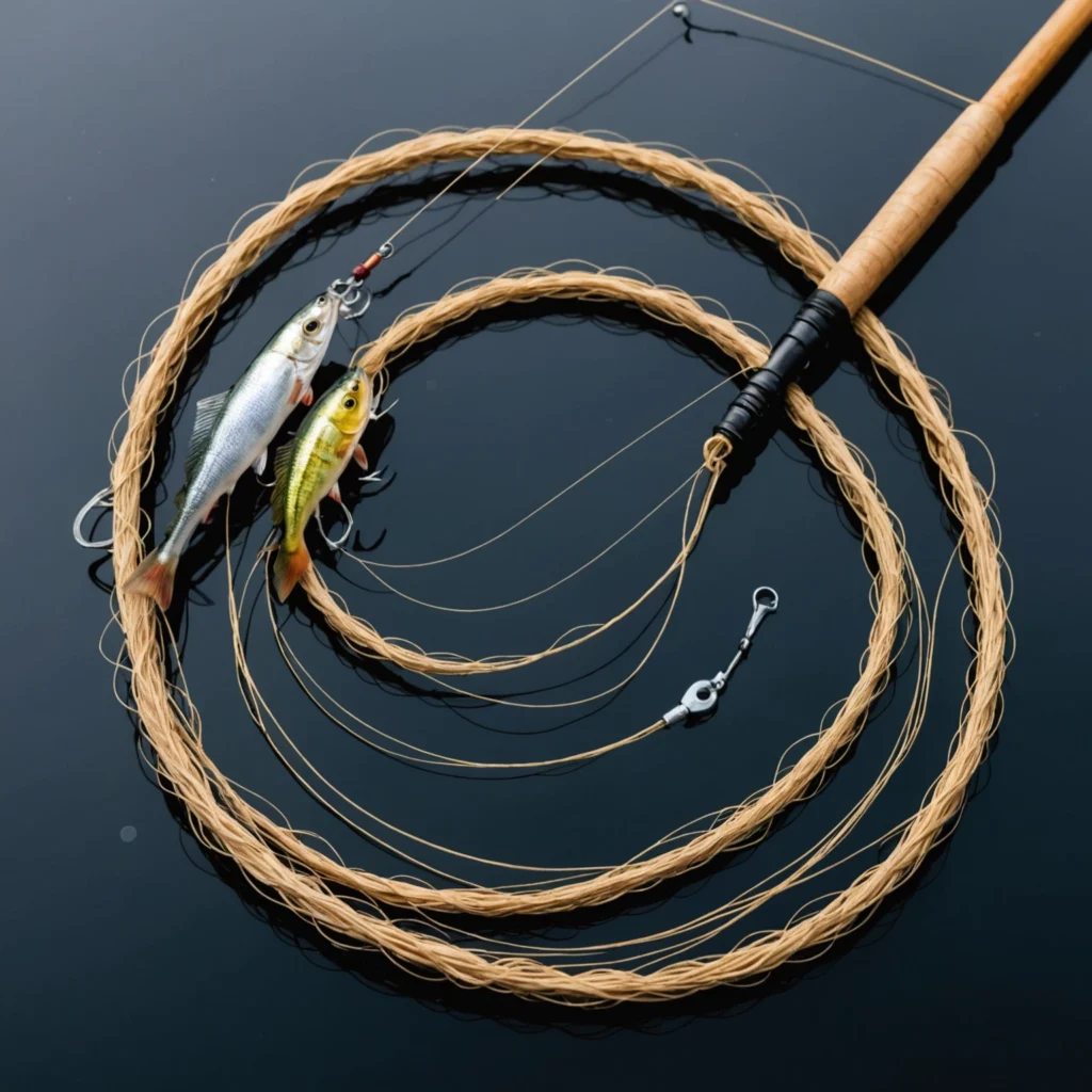 Illustration for Why does my fishing line get curly?