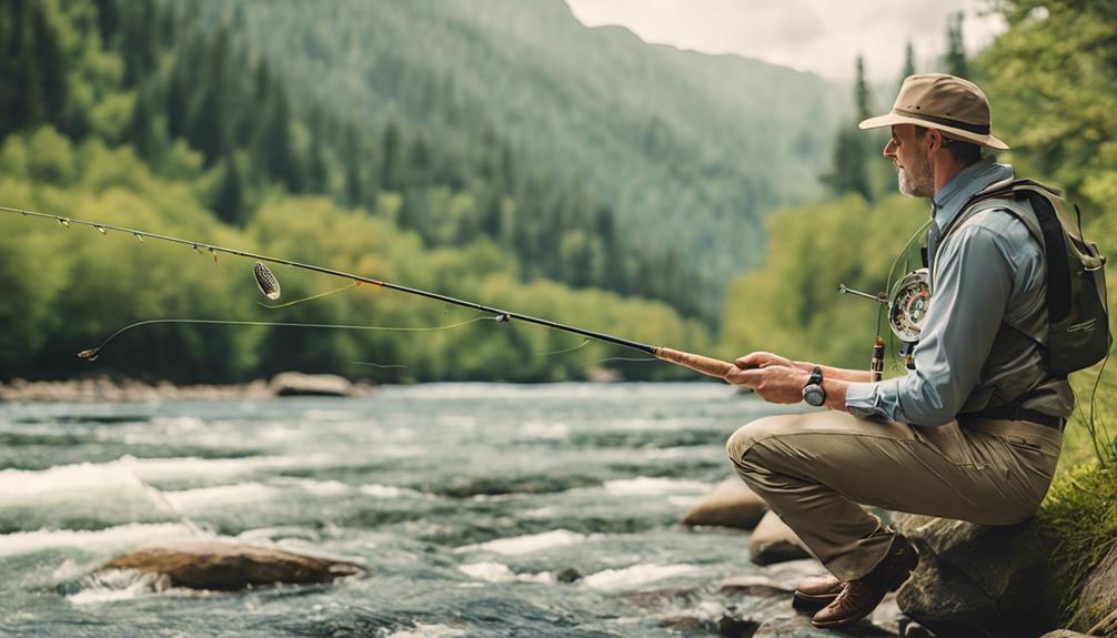 creating fly fishing leader