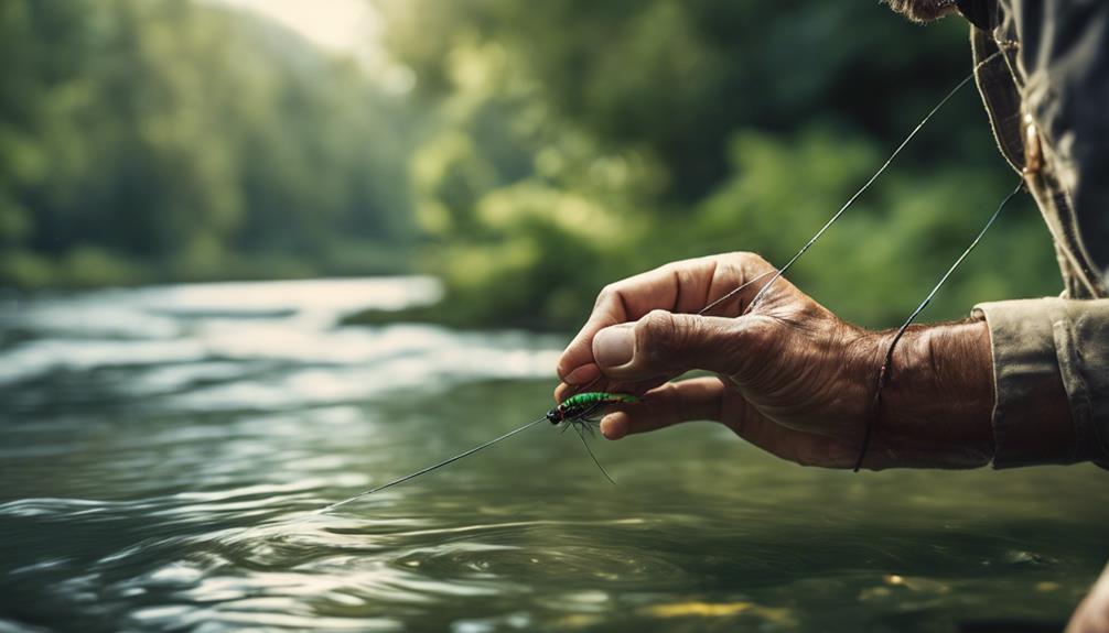 fly fishing with nymphs