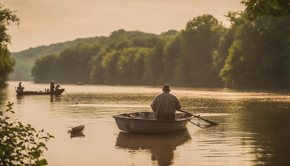 shad fishing spots ohio