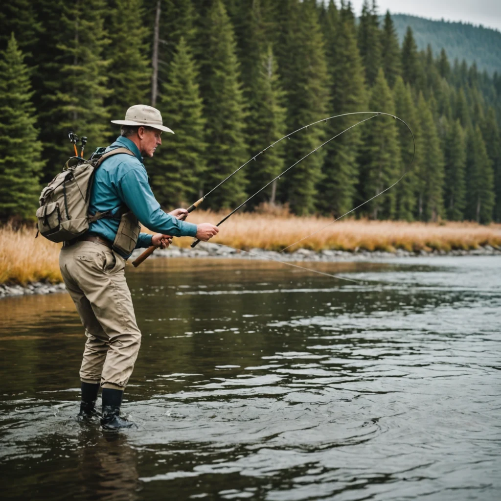 Illustration for What is the hardest part of fly fishing?