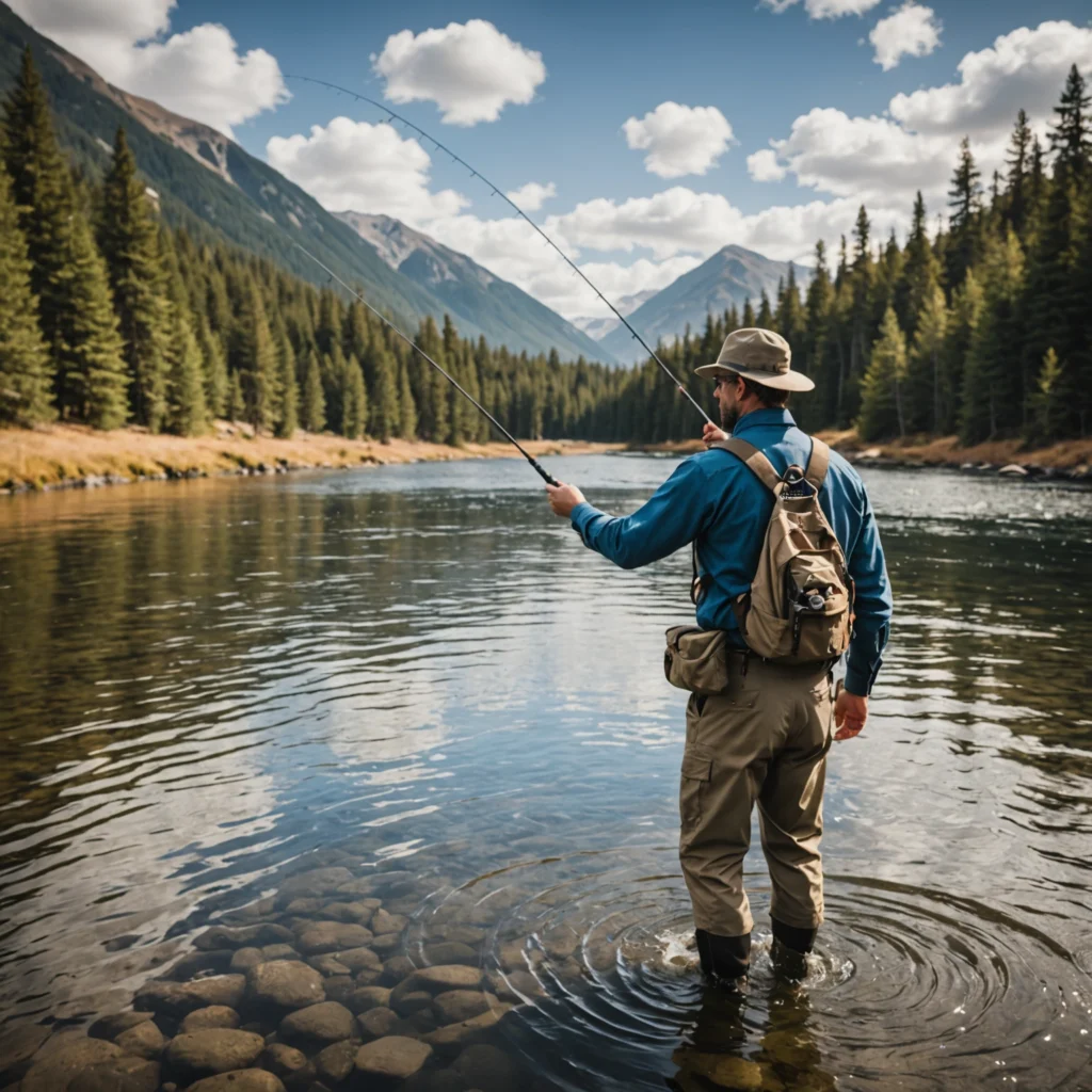 Illustration for Fly Fishing Techniques & Skills